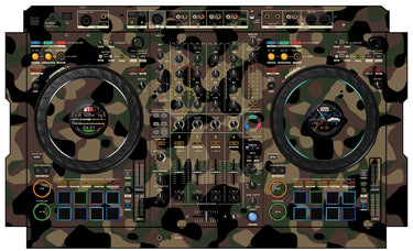 Pioneer DJ DDJ FLX10 Skin Camo Woodland